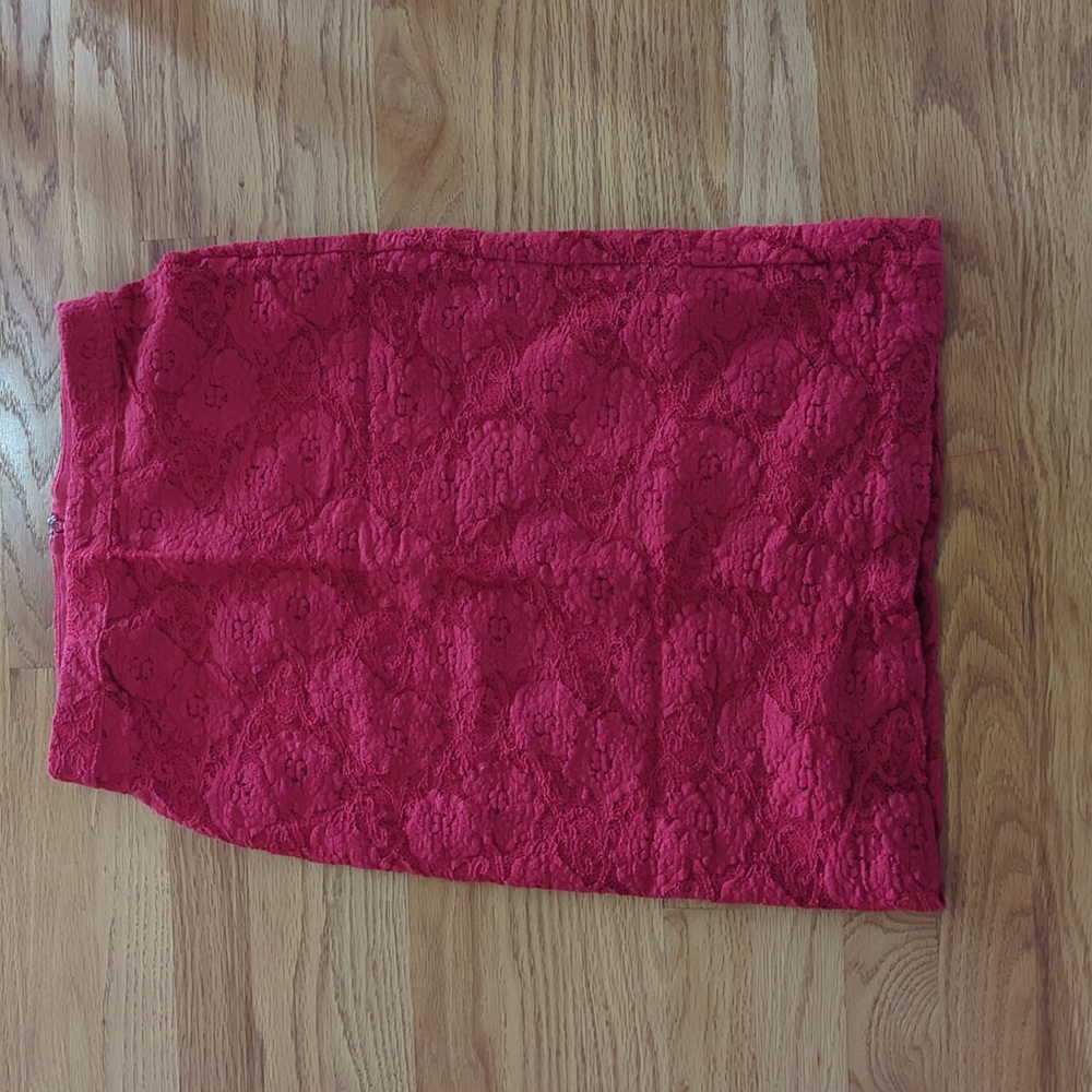 Red Lace Maeve Skirt